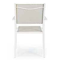 Tavolo Allungabile Hilde 160-240X90+6 Sedie C-Br Hilde Bianca Bizzotto