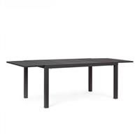 Tavolo Allungabile Hilde 160-240X90+6 Sedie C-Br Hilde Antracite Bizzott