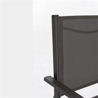 Tavolo Allungabile Hilde 160-240X90+6 Sedie C-Br Hilde Antracite Bizzott