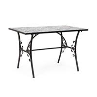 Tavolo Mykonos Rettangolare 120X80+4Sedia Pieghevole Mykonos Bizzotto