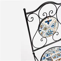 Tavolo Mykonos Rettangolare 120X80+4Sedia Pieghevole Mykonos Bizzotto