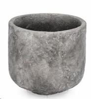 Porta Vaso Meili Tondo Grigio S Bizzotto