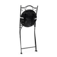 Tavolo Santorini Tondo D60+2 Sedie Pieghevole Santorini Bizzotto