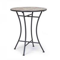 Tavolo Naxos Tondo D60+2 Sedia Pieghevole Naxos Bizzotto