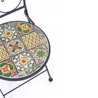 Tavolo Naxos Tondo D60+2 Sedia Pieghevole Naxos Bizzotto