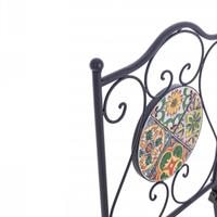 Tavolo Naxos Tondo D60+2 Sedia Pieghevole Naxos Bizzotto