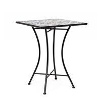 Tavolo Mykonos Quadrato 60X60+2 Sedia Pieghevole Mykonos Bizzotto