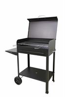 Barbecue con Coperchio e Vassoio Vanessa 60x40x90h cm