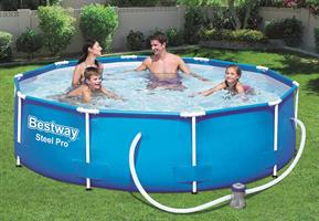 Piscina Steel Pro Tonda D305Xh76Cm Cap.4,678L Cartuccia 58093 (I)