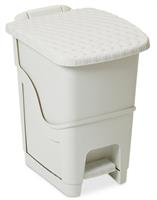 Pattumiera Rattan Bin 18 Lt 28x35x40 cm Milk/White